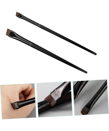 Baluue 15 Sets Ultra Thin Eyeliner Wood Eyebrow Brush Eyebrow Black Women Eyebrow Brush - Buy Online on GoSupps.com