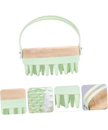 Premium Shampoo Brush & Scalp Massager - 8.4x8x7.4cm Green | Perfect for Body & Hair Care | International Shipping Available - Buy Online on GoSupps.com