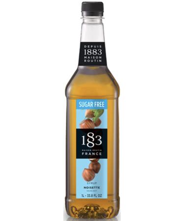 1883 Maison Routin Premium Sugar Free Hazelnut Syrup for Coffee Tea Hot Chocolate & Baking PET 1L - Buy Online on GoSupps.com