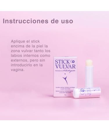 Caestus Pharma SL Vulvar Moisturizing Stick format natural hydration and protection for the female intimate area relief during menopause after birth and after epilation discreet format 5 g - Buy Online on GoSupps.com
