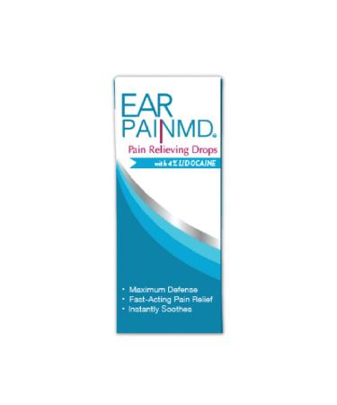Ear Pain MD 4% Lidocaine Pain Relieving Drops, 12.5 mL