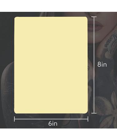 Yuelong 10Pcs Blank Tattoo Practice Skin - Double Sided Fake Skin 6x8in - Silicone Pads for Tattooing and Microblading Practice - Thick 1.2mm - Ideal for Beginners and Experienced Artists - Buy Online on GoSupps.com