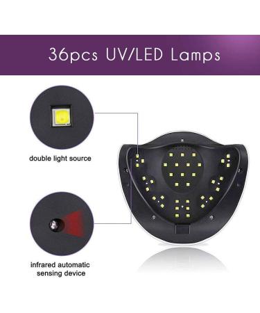 BELLANAILS Professional LED Gel Nail Lamp - 3X Faster Nail Polish Dryer for Home or Salon - 120W Curing Lamp with 4 Preset Times (Pink) - Buy Online on GoSupps.com