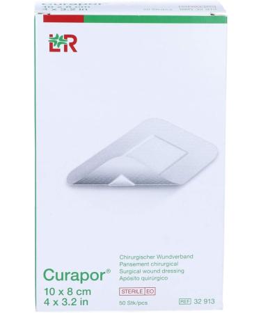 Curapor Surgical Wound Dressing Sterile 10cm x 8cm - 50 Pieces | International Shipping Available - Buy Online on GoSupps.com