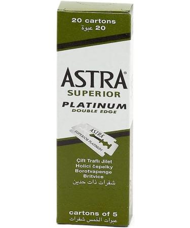 The Shave Factory Ultimate Shaving Kit with 100 Astra Superior Platinum Blades and 20 Free Styptic Matches - Buy Online on GoSupps.com