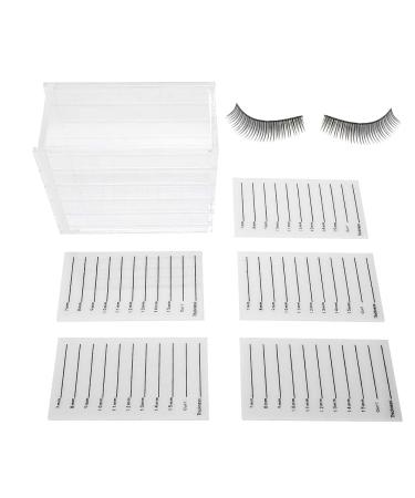 5-Layer Plastic False Eyelashes Storage Box - Makeup Organizer & Adhesive Palette Holder for Women & Girls - Buy Online on GoSupps.com