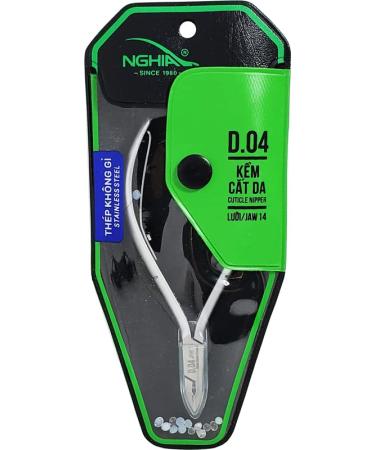 Nghia Professional Stainless Steel Cuticle Nippers C-05 ( D-04) Jaw 14 Osimihome Cuticle Cutter Trimmer Manicure Tools with 1 Spring Perfect Nail Care Tool at Home/Spa/Saloon (1 PCS) - Buy Online on GoSupps.com
