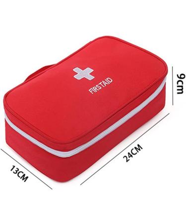 NB Medicine Bag - Travel First Aid Bag for Families | Caregiver & Emergency Bag - Red - Buy Online on GoSupps.com