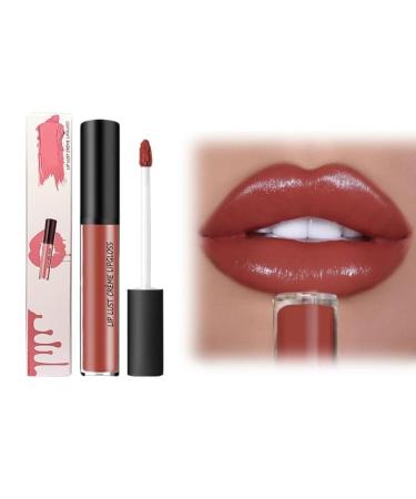 CASIOUE 12 colors creamy lip gloss improved long-lasting waterproof lipstick creamy moisturizing natural jelly lipstick (1# 1 pc)(12#)