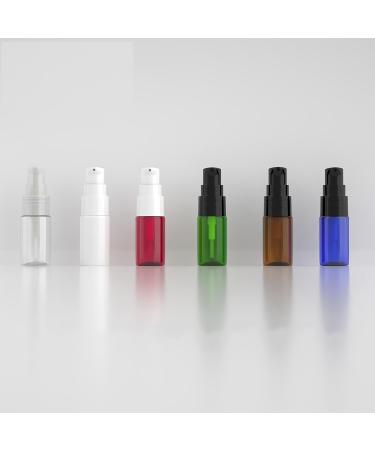 ZEOABSY 6 Pieces 10 ml White Lotion Bottles with WhiteÂ Pump 10ml Empty PET Plastic Lotion Pump Bottle Cosmetic Gel Travel Container for Cosmetic Make up Cleaning + 1 x Funnel White 10ml - Buy Online on GoSupps.com