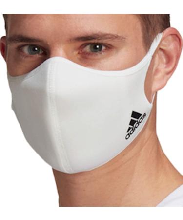 Buy adidas Unisex Face Cover Masks - 3 Pack White | Fast International Shipping - Buy Online on GoSupps.com