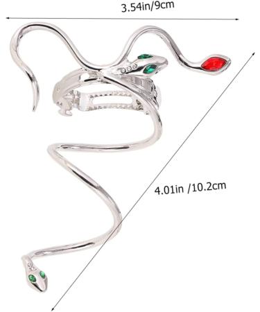 MAGICLULU Snake Hairpin Metal Hair Clips Snake Hair Clip Ponytail Holder Bohemia Barrette Vintage Headpiece Hair Styling for Women Accessories Hair Jewels for Women Twine Die - Buy Online on GoSupps.com