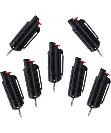 Police Magnum Bulk Pepper Spray Keychain Self Defense- Tactical Maximum Strength- Belt Clip Safety Key Chains for Women & Men- Made in The USA 7 Pack Black - Buy Online on GoSupps.com
