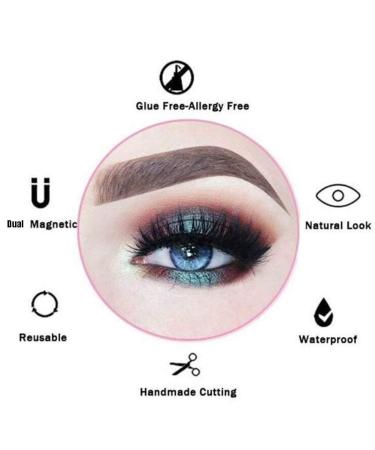 Premium Magnetic Eyelash Terminals & Clamps | 3D Reusable False Eyelashes | Easy Application Eyelash Set - Buy Online on GoSupps.com