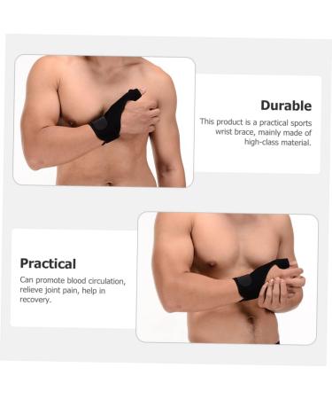 FRCOLOR Sports Thumb Guard Wrist Protector - Durable Finger Brace & Splint for Workouts | Breathable Cloth Hand Brace & Pogo Gloves Accessories - Buy Online on GoSupps.com