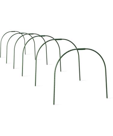 HUIKJI 12Pcs Greenhouse Hoops for Plant Cover Support 20.47Inch Rust Free Steel Gardening Houses Tunnel Support Frame with Plastic Coating Lightweight Tall Plant Grow Tunnel for Garden Fabric - Buy Online on GoSupps.com