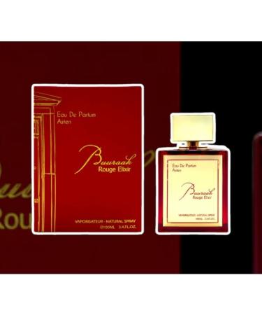 Asten BUURAAK Rouge Elixir Arabian Eau De Parfum 100Ml 3.4Oz - Original Fragrance From Dubai - Best Impression of B Rouge 540 - Buy Online on GoSupps.com