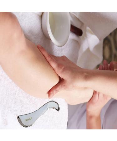 NCCYOOT gua sha tool gua sha stainless steel iastm tool Gussha massage tool muscle scraping tool for Soft Tissue Therapy and Reduce Arms Back Legs Neck Shoulder Muscle Pain(ms) S shape - Buy Online on GoSupps.com