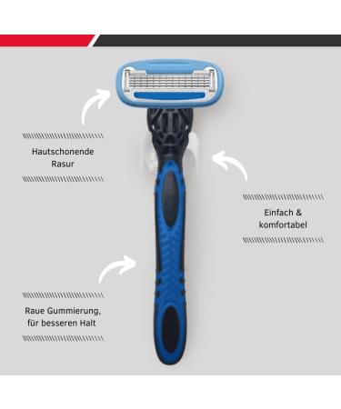 Mornin Glory Body Wet Shaving Starter Kit | 4 Razor Blades & Ergonomic Handle | Aloe Vera & Suction Cup Holder for Optimal Shaving Experience - Buy Online on GoSupps.com