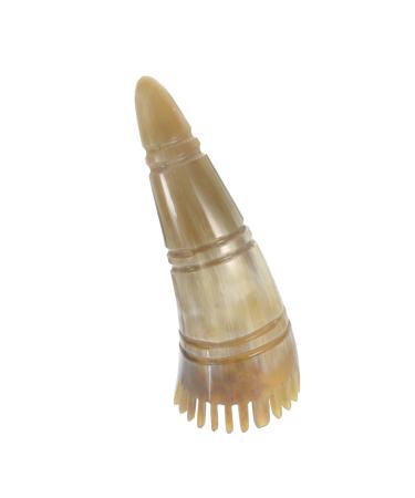 Magiclulu Massagekamm hair tanning brush scalp Brush pocket ridge shampoo comb Hand massager scale nursing ridge hair cleaning ridge handy massage brush health ridge breastfeeding ridge 16.5x6.2cm khaki