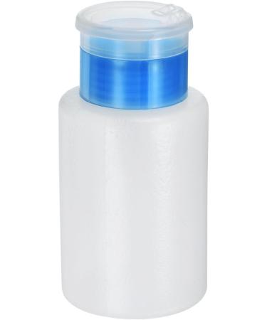 sourcing map Solvent Alcohol Dispensers 180ml(6.1oz) Straight Push Down Liquid Dispenser Pump with Sealing Stainless Steel Lid for Acetone Cleanser Polish Remover Blue Straight Blue - Buy Online on GoSupps.com