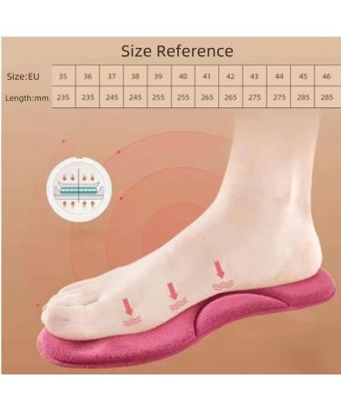 Self Heated Thermal Insoles - Memory Foam Arch Support for Winter Sports Shoes - EU 37-38 - Buy Online on GoSupps.com