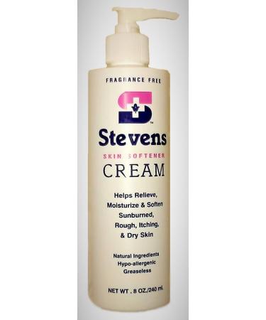 Stevens Moisturizing Skin Cream - Helps Relieve Eczema Psoriasis and Dry Itchy Skin Problems. 8oz Fragrance Free