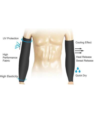 Buy ZZKKO Ancient Dragon Cooling Arm Sleeves | UV Sun Protection for Men & Women | Ideal for Running Golf & Cycling | Arm Warmers - 1 Pair - Buy Online on GoSupps.com