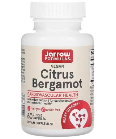 JARROWS Jarrow Formulas Citrus Bergamot | 500 mg for heart and vascular health 60 capsules