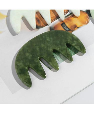 Buy Nolitoy Green Jade Scalp Massage Comb | Gua Sha Hairbrush & Acupuncture Tool for Men & Women - International Shipping - Buy Online on GoSupps.com
