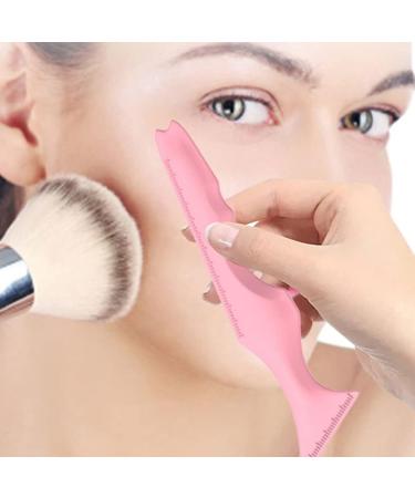 COHEALI Eyeshadow Stencils 2pcs Silicone Beauty Ruler Eyeshadow Silicone Eyeliner Shield Silicone Eyebrow Stencil Bevel Cream - Buy Online on GoSupps.com