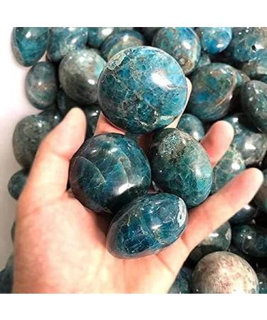 5pc 130g-150g Natural Blue Apatite Tumbled Crystals Stones Obelisk - Buy Online on GoSupps.com