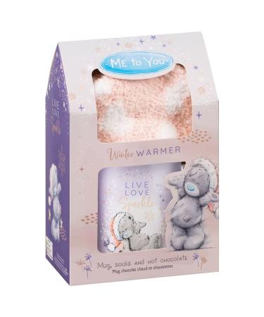 FIZPORIUM Gorgeous Design Me to You Mug Socks & Hot Chocolate Set Makes a Great Gift For Friends and Family - or Even For Yourself!