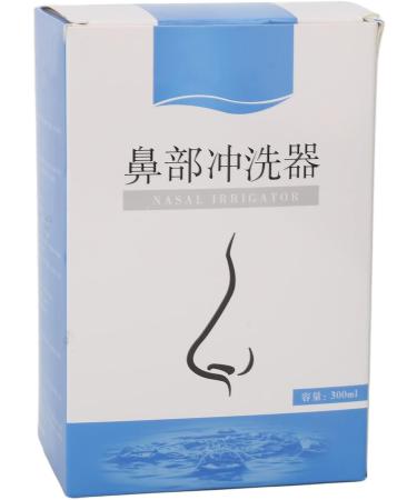 Nasal Irrigation Set 300ML - Sinus Rinse Bottle for Adult & Kid - Blue - Buy Online on GoSupps.com