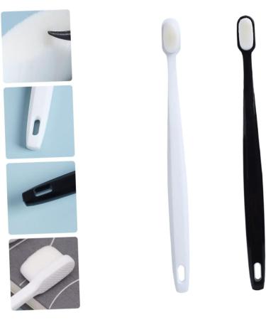 Minkissy Soft Toothbrush Set for Sensitive Gums - Adult Oral Hygiene Couple's Toothbrushes Rubber Fur Bristles International Shipping - Buy Online on GoSupps.com