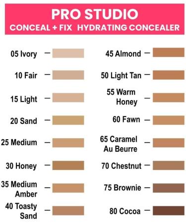 Beauty Forever Pro Studio Conceal & Fix Contour Concealer 05 Ivory - 12ml Moisturizing Formula - Buy Online on GoSupps.com