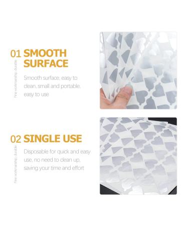 Buy Minkissy 3 Eyelash Glue Sticker Tools - Disposable Lash Glue Pad & Heart Shaped Holder for Eyelash Extensions | International Shipping - Buy Online on GoSupps.com