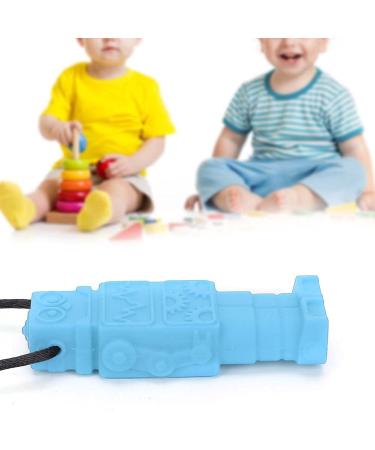 Buy Chew Necklaces for Sensory Kids | Blue Silicone Teether Necklace & Teething Toy - Buy Online on GoSupps.com