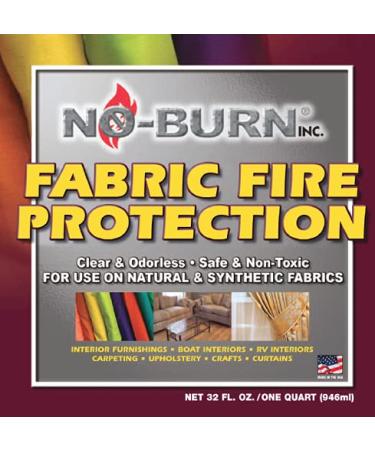 No Burn 1005 Fabric Fire Protection - 32 fl-Oz | Ultimate Protection for Fabrics - Buy Online on GoSupps.com
