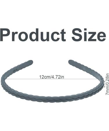 QEQSHQO Colourful Non-Slip Hair Bands 5 Pieces Simple Headbands for Women and Girls - Buy Online on GoSupps.com