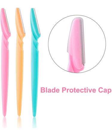 30 Pieces Eyebrow Razors Shaper Shavers Trimmers for Women and Men Face Hair Removers with Box Package 3 Colors - Buy Online on GoSupps.com