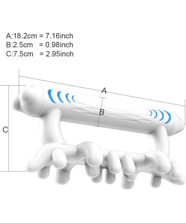 Fascia Massage Gear - Trigger Point Massager for Deep Tissue Relief & Myofascial Relaxation | Perfect for Neck Shoulders Calves & Back - Buy Online on GoSupps.com