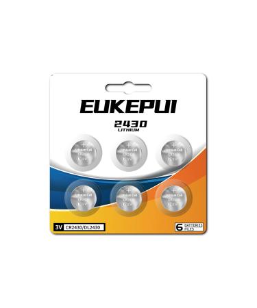 CR2430 /DL2430 3V Lithium Battery -6 Count