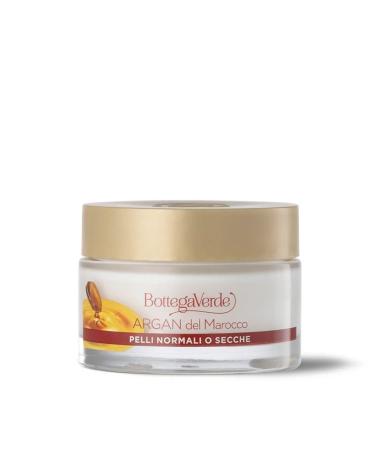 Bottega Verde Bottega Verde - Nourishing and moisturizing face cream 50 ml with argan oil for protective softening and anti-aging action for normal or dry skin