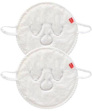 FRCOLOR Double Layer Facial Steam Towel Mask Hot Cold Compress Face Care Towel For Women For Hydration - Buy Online on GoSupps.com