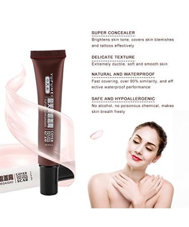 Professional Waterproof Tattoo Concealer Cream for Scar, Spots, Birthmarks - Makeup Cover Up Set - Buy Online on GoSupps.com