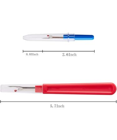 5-Piece Colorful Seam Ripper Assortment Kit with Scissors - Handy Stitch Remover Tools for Sewing, Removing Unwanted Hems and Seams - Buy Online on GoSupps.com