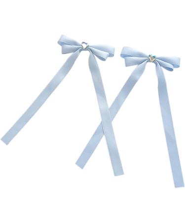 2 Pieces Bowknot Hairpin For Sweet Girls Cute Sweet Charm Hair Barrettes Aesthetics Cloth Hair Accessories Festival Hair Barrettes For Daily Life Large Lovely Hair Barrettes For Woman Hair - Buy Online on GoSupps.com