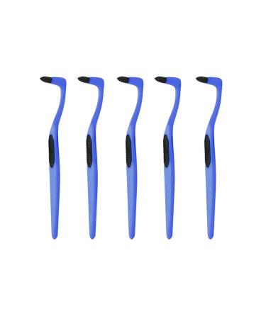 5 Piece Tooth Stain Remover Brush Set Blue