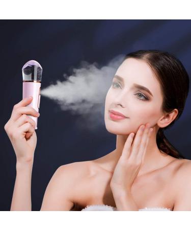 FANTEXY Nano Facial Mister with Skin Analyzer & Moisture Tester - Portable Mini Cool Face Mist Steamer for Eyelash Extensions & Hydration - Buy Online on GoSupps.com